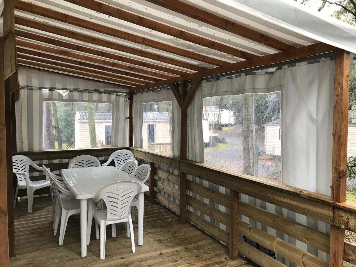 Grand Mobile-Home 45M2 Au Calme Et Au Bord De Mer Сен-Бревен-ле-Пен Екстер'єр фото